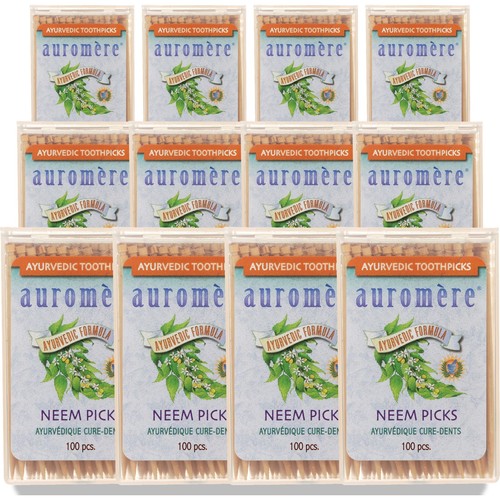 Auromere ayurvedic neem picks - neem,